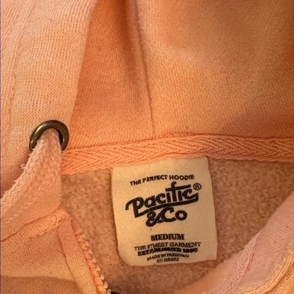Outer Banks Pink Zip Up Hoodie Sz M (worn twice)